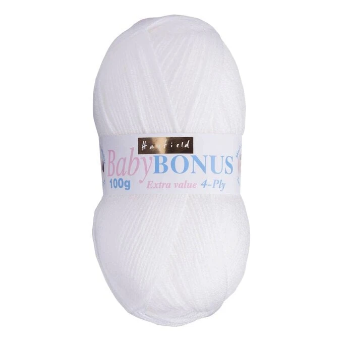 Top 10 ???? Hayfield White Baby Bonus 4 Ply Yarn 100g (856) ❤️