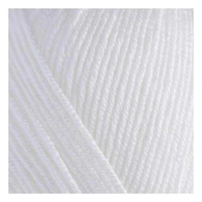Cheap ✨ The WI ???? Women's Institute White Soft And Silky 4 Ply Yarn 100g ???? - Image 2
