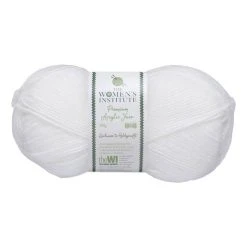 Best Pirce ???? The WI ???? Women's Institute White Premium Acrylic Yarn 100g ????