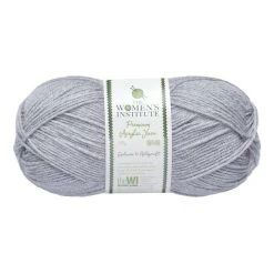 Promo ✔️ The WI ???? Women's Institute Grey Premium Acrylic Yarn 100g ????