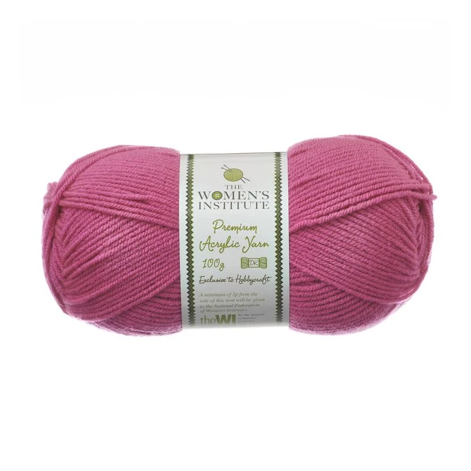 Wholesale ⭐ The WI ???? Women's Institute Soft Pink Premium Acrylic Yarn 100g ⭐