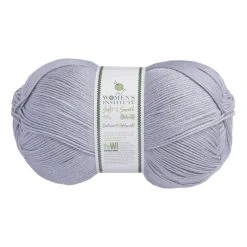 Budget ???? The WI ???? Women's Institute Light Grey Soft And Smooth Aran Yarn 400g ????
