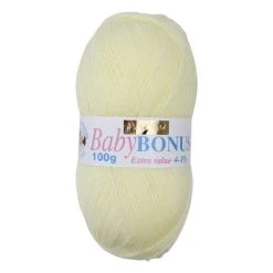 Cheapest ???? Hayfield Baby Lemon Baby Bonus 4 Ply Yarn 100g (852) ????