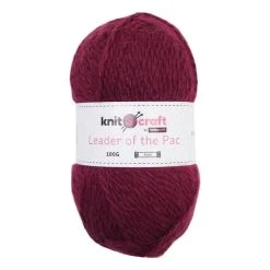 Hot Sale ???? Knitcraft Wine Leader Of The Pac Aran Yarn 100g ????