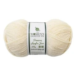 Buy ???? The WI ???? Women’s Institute Cream Premium Acrylic Yarn 100g ????