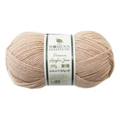 New ✔️ The WI ???? Women’s Institute Honey Premium Acrylic Yarn 100g ⌛