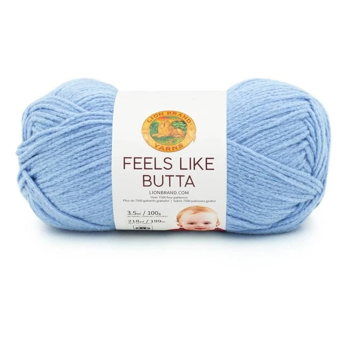 Buy ???? Lion Brand Periwinkle Feels Like Butta Yarn 100g ❤️