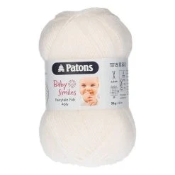 Best Pirce ???? Patons White Fairytale Fab 4 Ply Yarn 50g ❤️