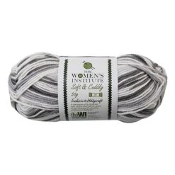 Cheap ???? The WI ???? Women's Institute Grey Mix Soft And Cuddly DK Yarn 50g ????
