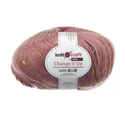 Best deal ???? Knitcraft Pink Change It Up Yarn 100g ⌛